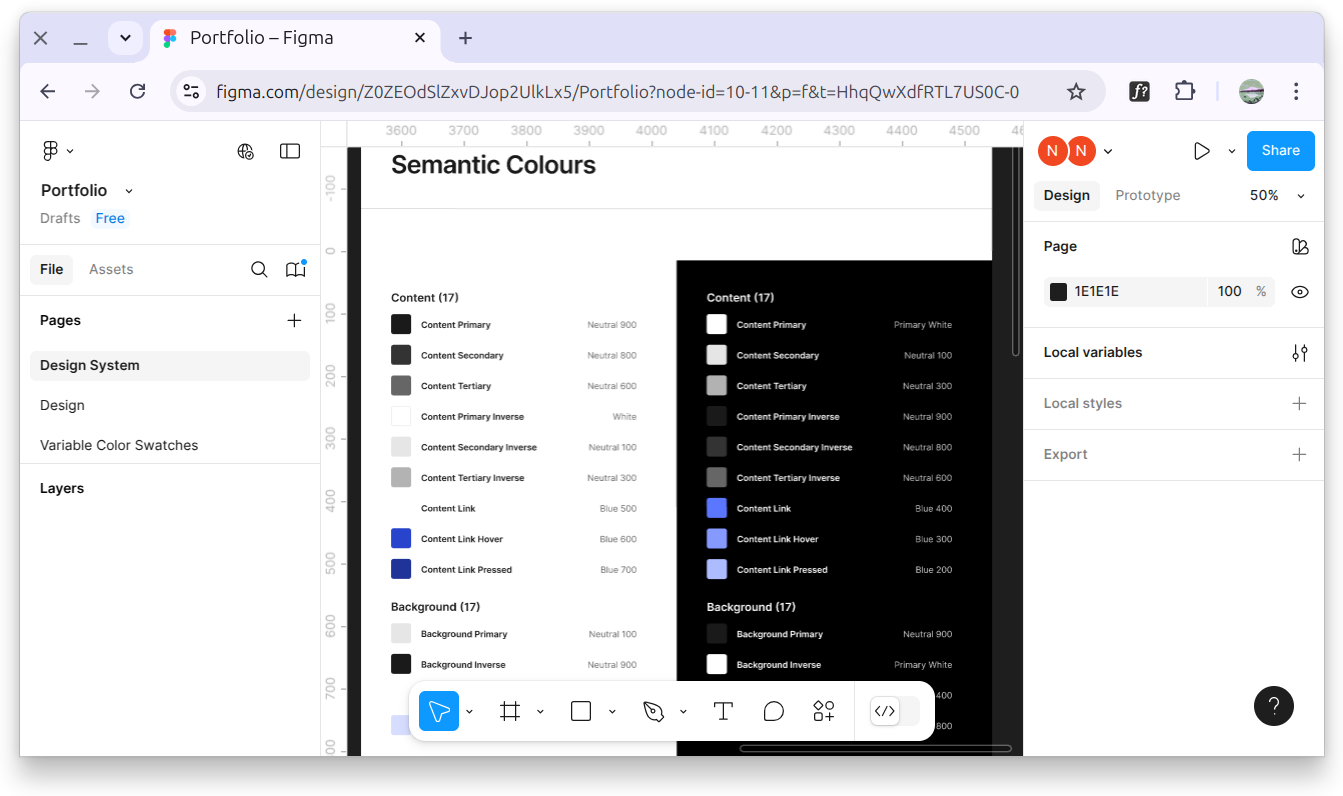 a figma window
